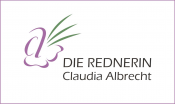 Die Rednerin - Claudia Albrecht, Trauredner Dresden, Logo