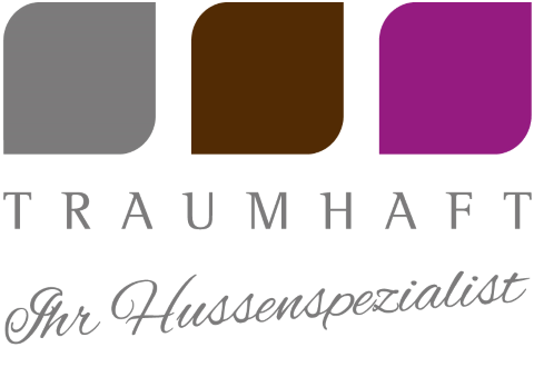 Traumhaft Verleihservice - Hussen & Tischwäsche, Brautstrauß · Deko · Hussen Erzgebirge, Logo