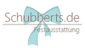 schubberts.de - Festausstattung, Brautstrauß · Deko · Hussen Chemnitz, Logo