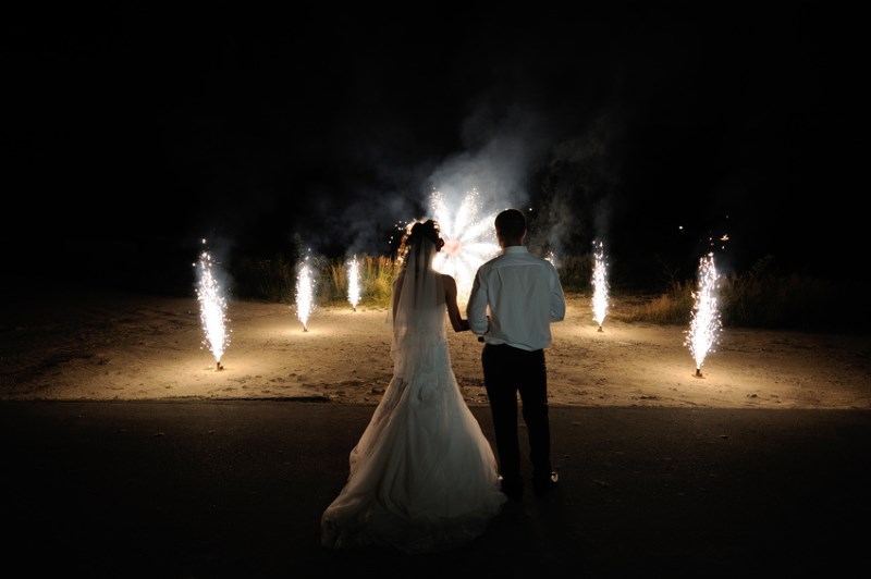 Wedding Fireworks Bild 1