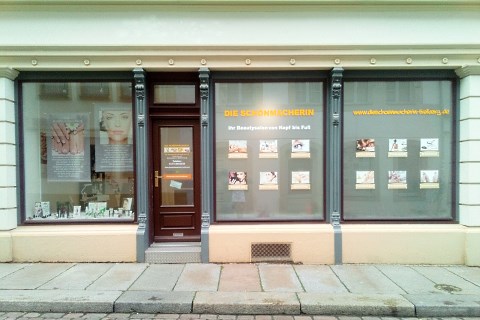 Die Schönmacherin - Ihr Beautysalon von Kopf bis Fuß, Brautstyling · Make-up Freiberg, Logo