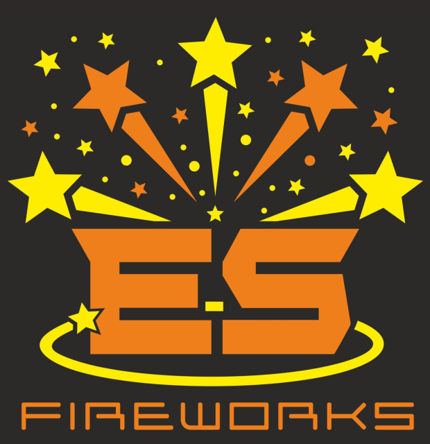 ES Fireworks | Hochzeitsfeuerwerke, Feuerwerk &middot; Lasershow Hartenstein, Logo