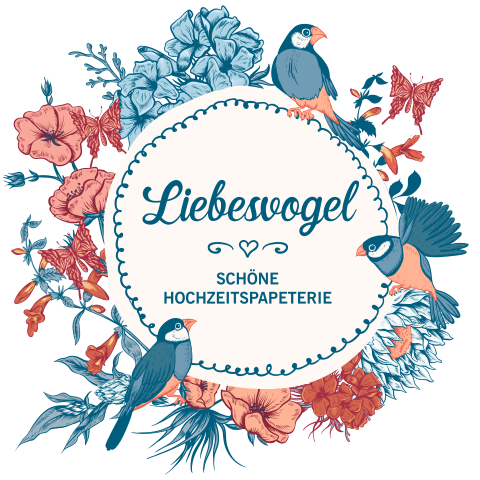 Liebesvogel | Lasercut-Hochzeitskarten & Pocketfolds, Hochzeitskarten Erzgebirge, Logo