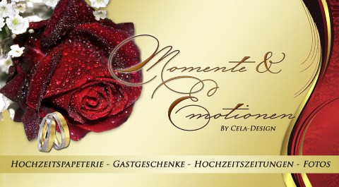 Cela - Werbung & Design, Hochzeitskarten Thalheim, Logo