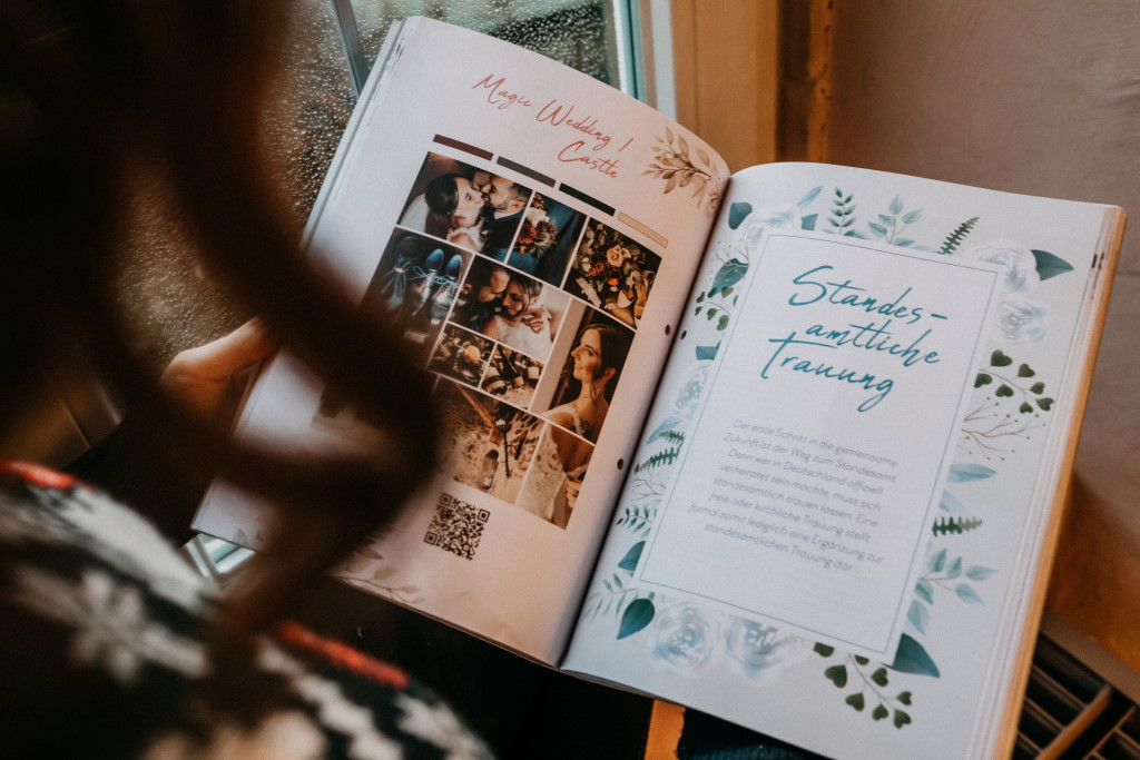 Buch Unsere Traumhochzeit Blick ins Buch