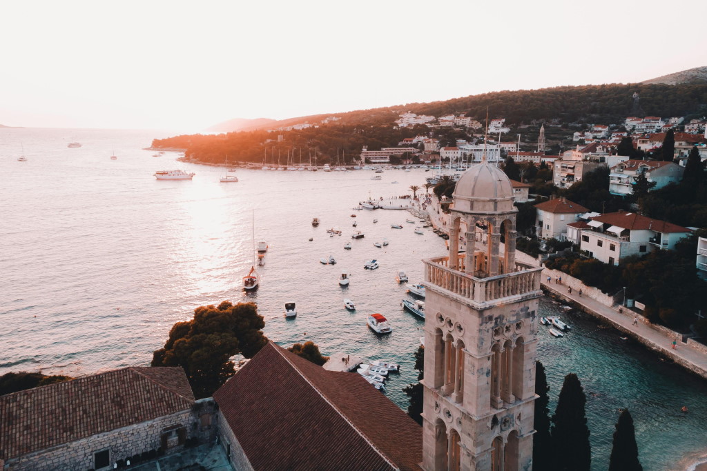 Blick auf Hvar
